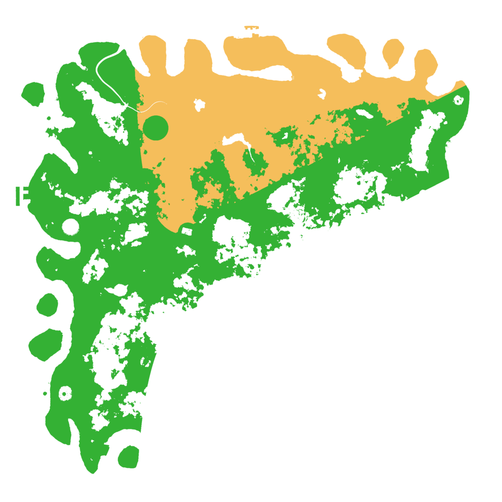 Biome Rust Map: Procedural Map, Size: 5300, Seed: 591566028