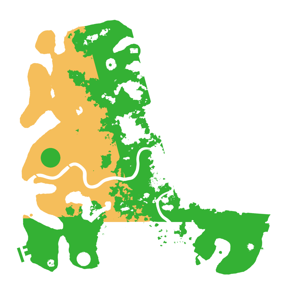 Biome Rust Map: Procedural Map, Size: 4000, Seed: 399443990