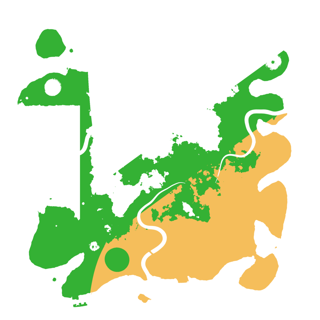 Biome Rust Map: Procedural Map, Size: 3500, Seed: 1276297728