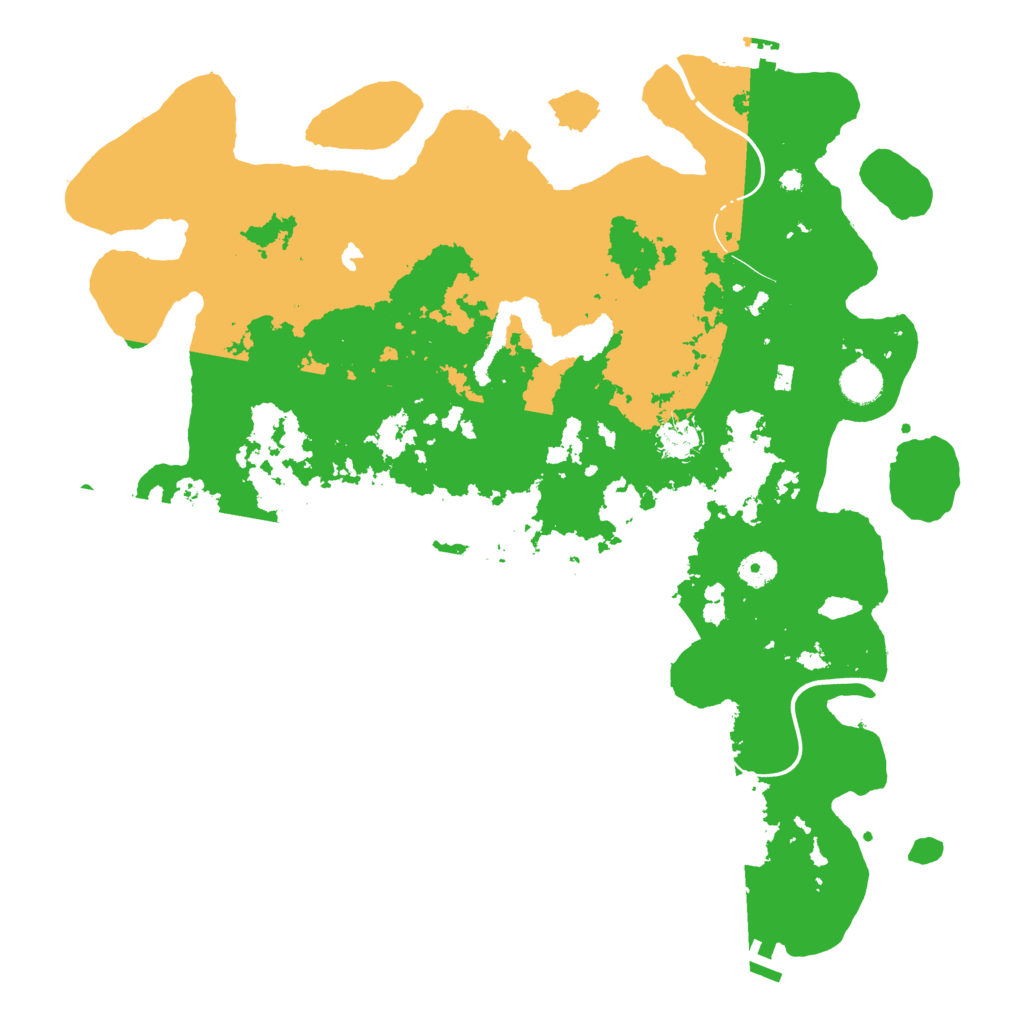 Biome Rust Map: Procedural Map, Size: 4250, Seed: 1050791412