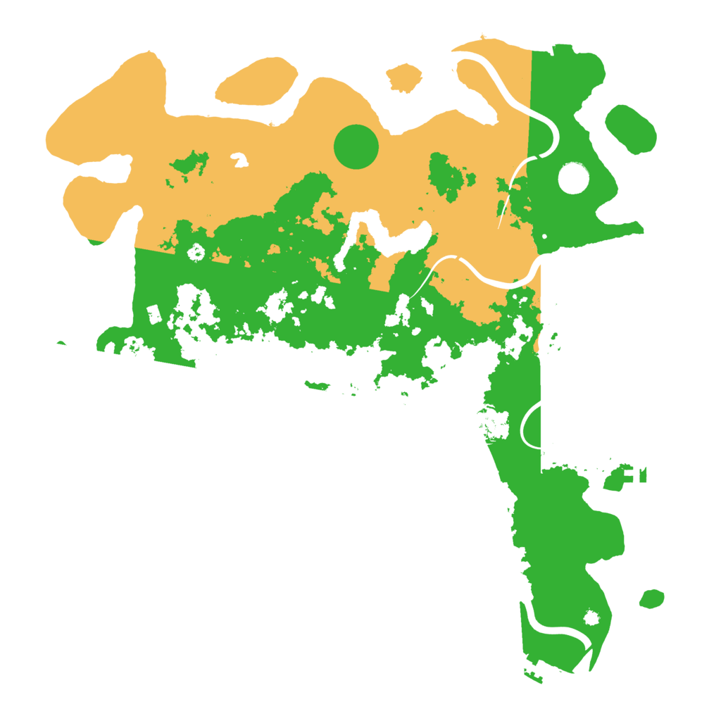 Biome Rust Map: Procedural Map, Size: 4250, Seed: 1050791412