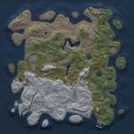 Thumbnail Rust Map: Procedural Map, Size: 4250, Seed: 1050791412, 14 Monuments