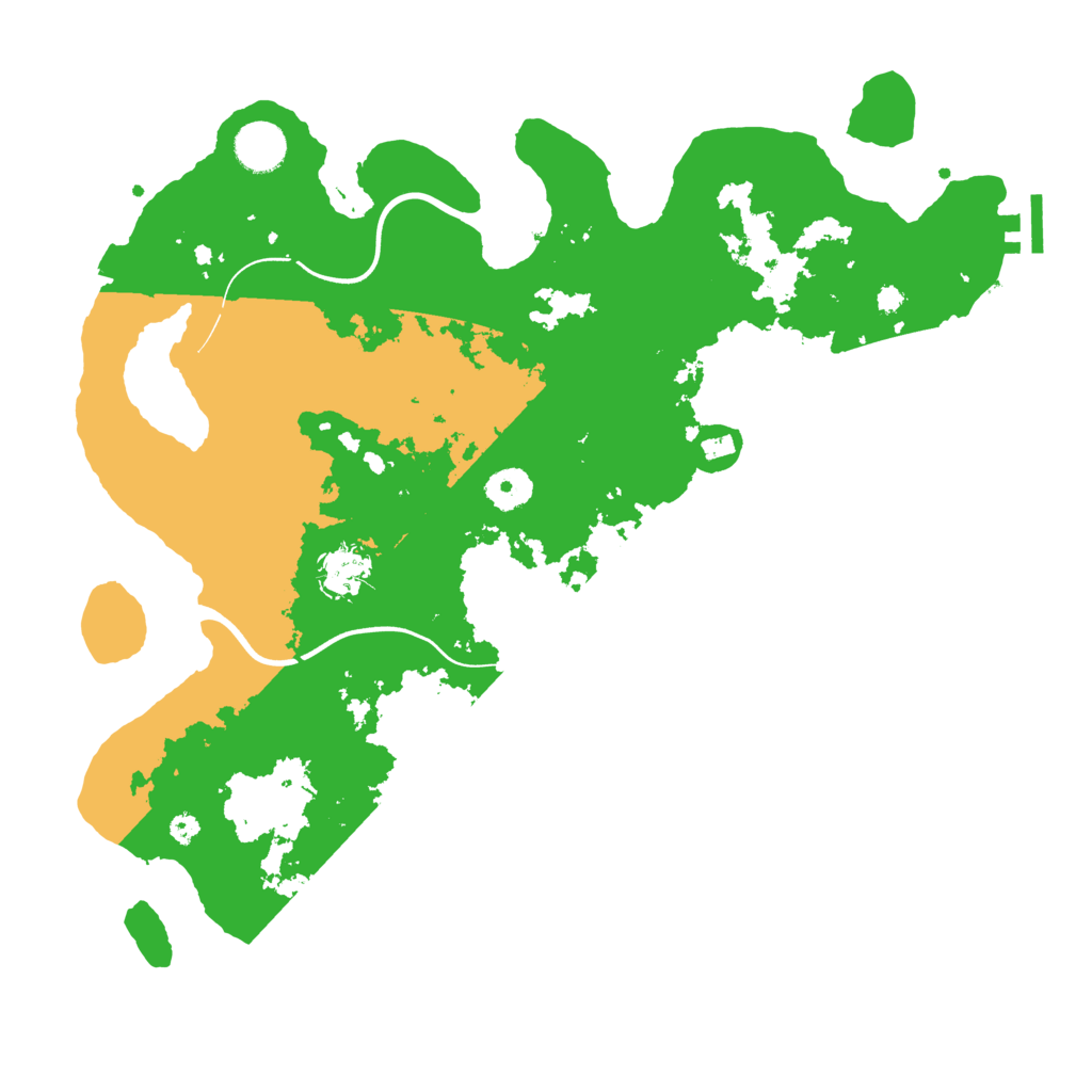 Biome Rust Map: Procedural Map, Size: 3750, Seed: 199508309