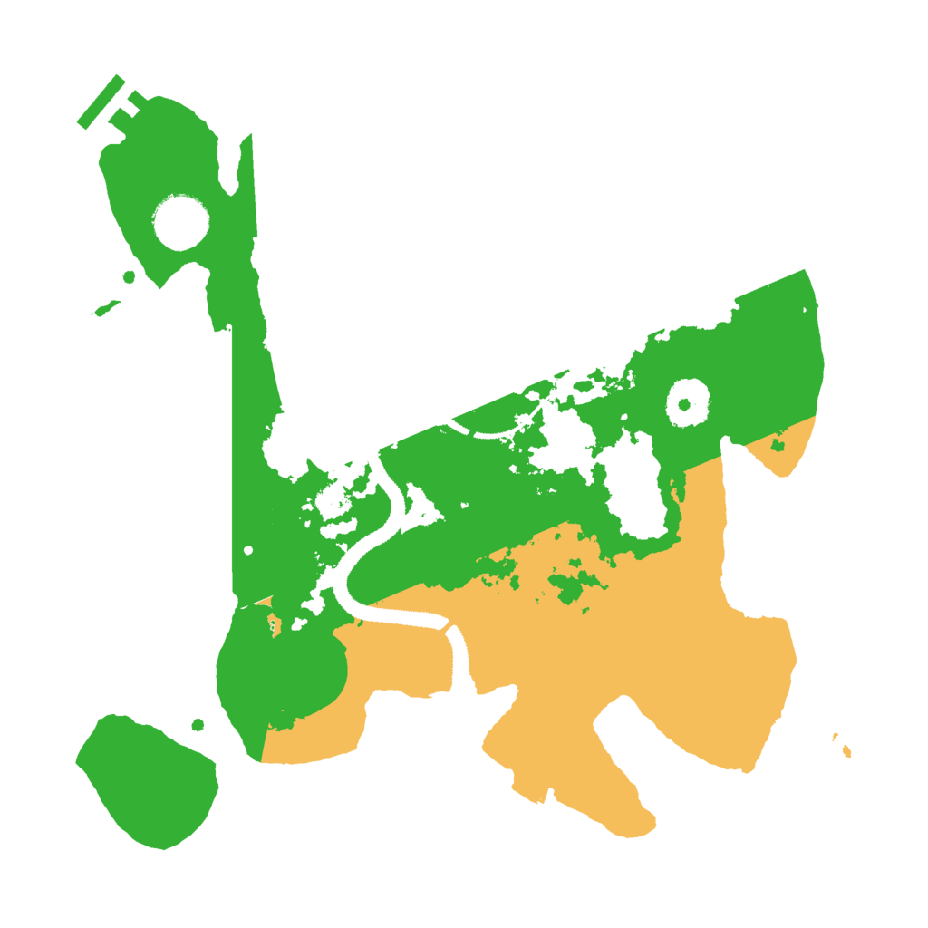 Biome Rust Map: Procedural Map, Size: 3000, Seed: 510725389