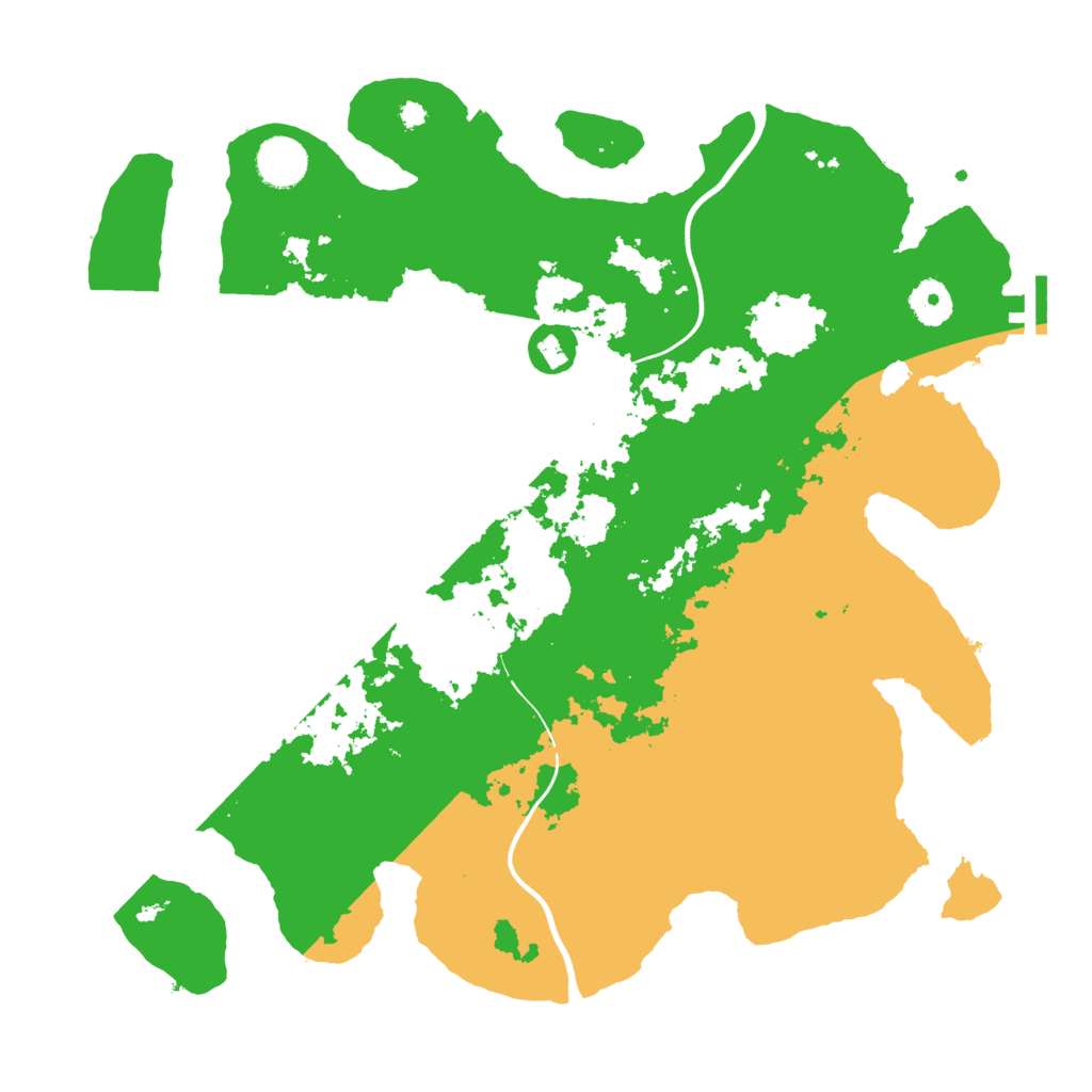 Biome Rust Map: Procedural Map, Size: 3750, Seed: 138292289