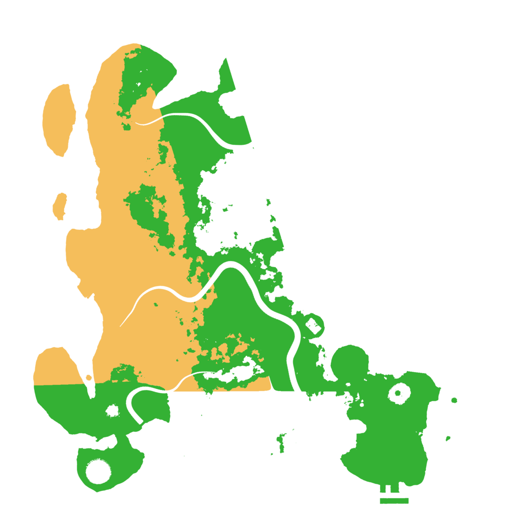 Biome Rust Map: Procedural Map, Size: 3700, Seed: 453763