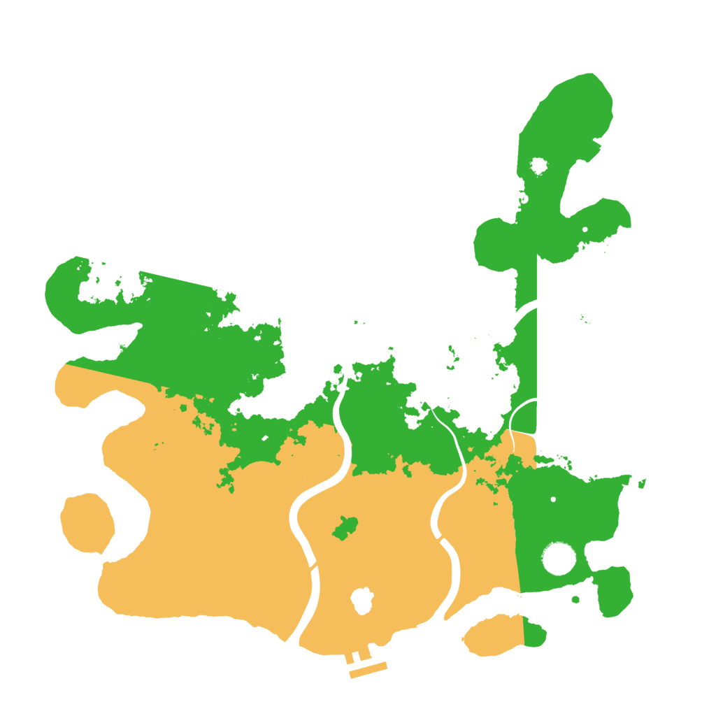 Biome Rust Map: Procedural Map, Size: 3800, Seed: 897785550