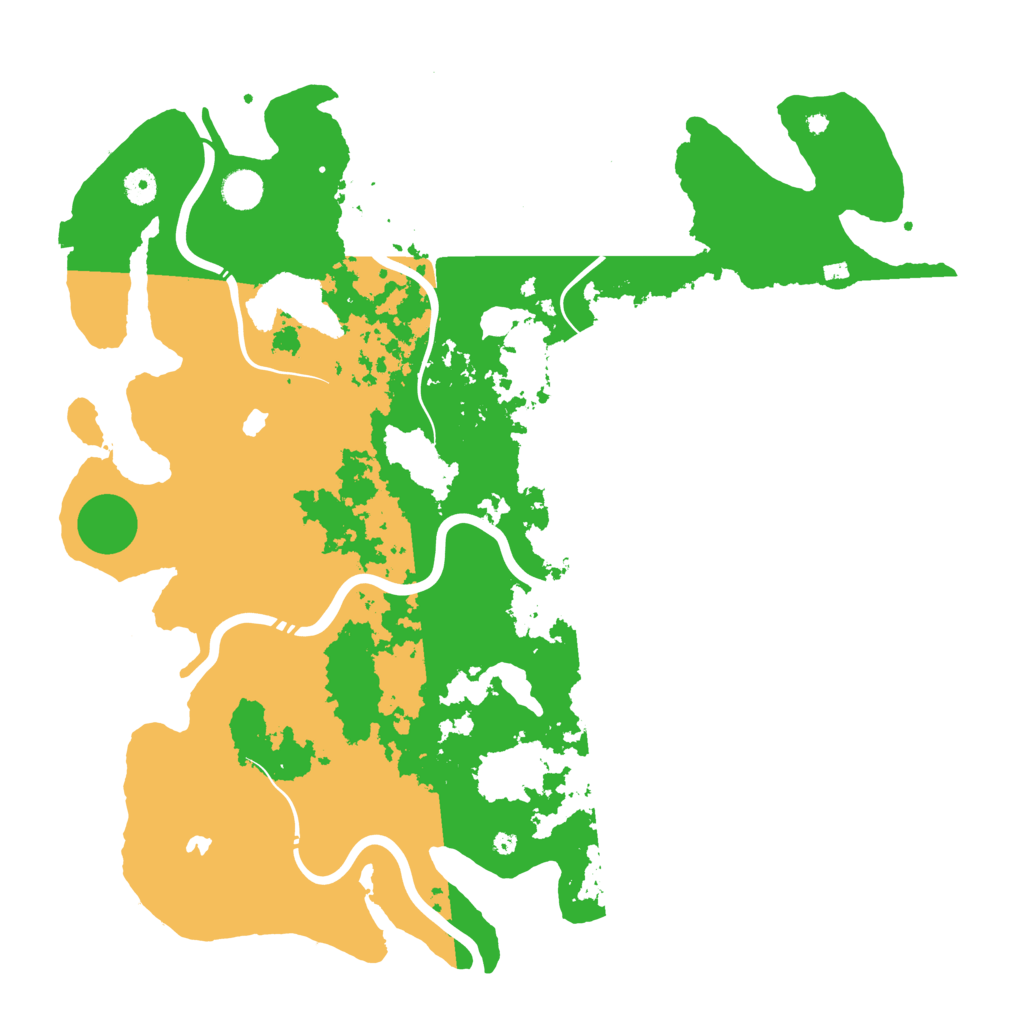 Biome Rust Map: Procedural Map, Size: 4500, Seed: 1996256567