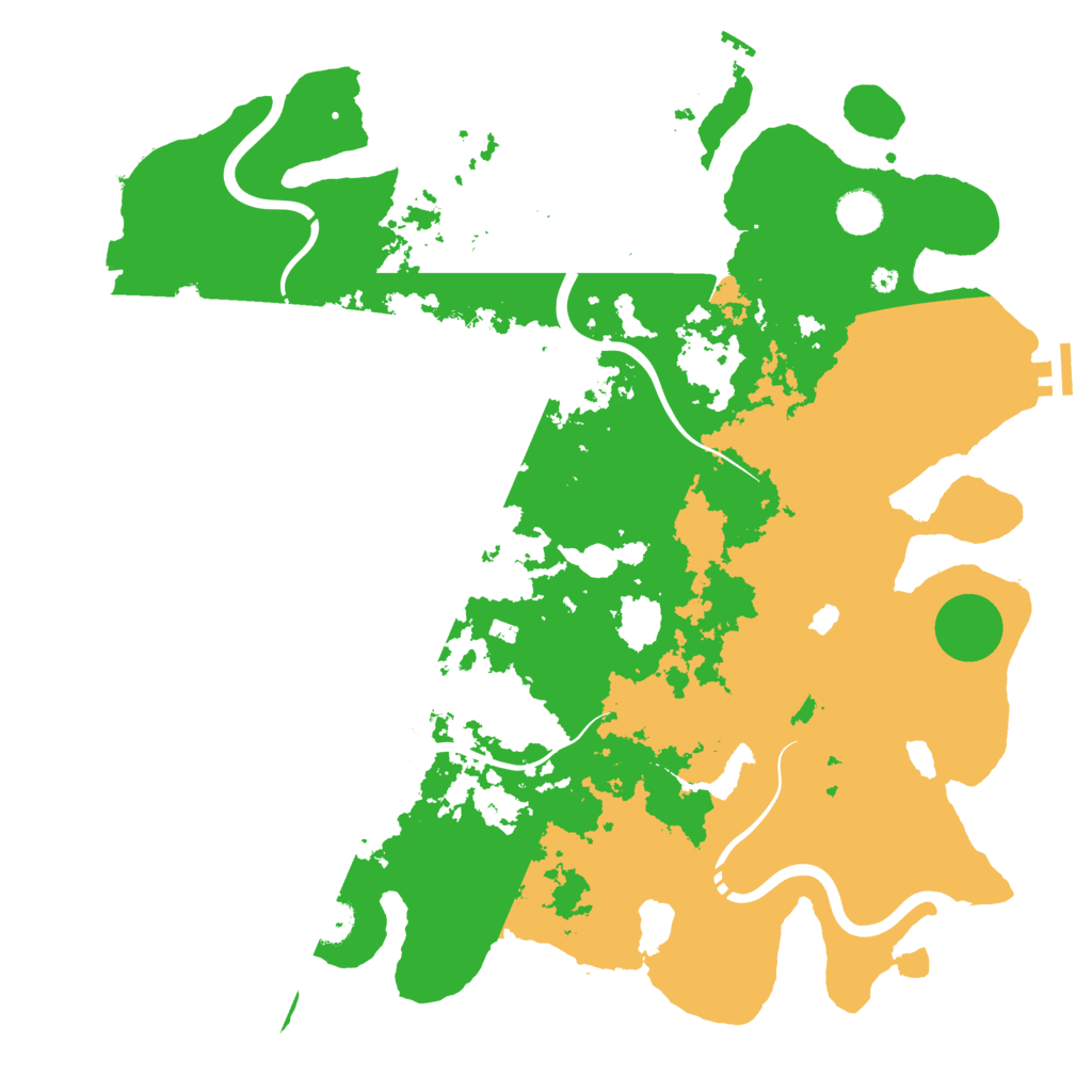 Biome Rust Map: Procedural Map, Size: 4250, Seed: 55134551