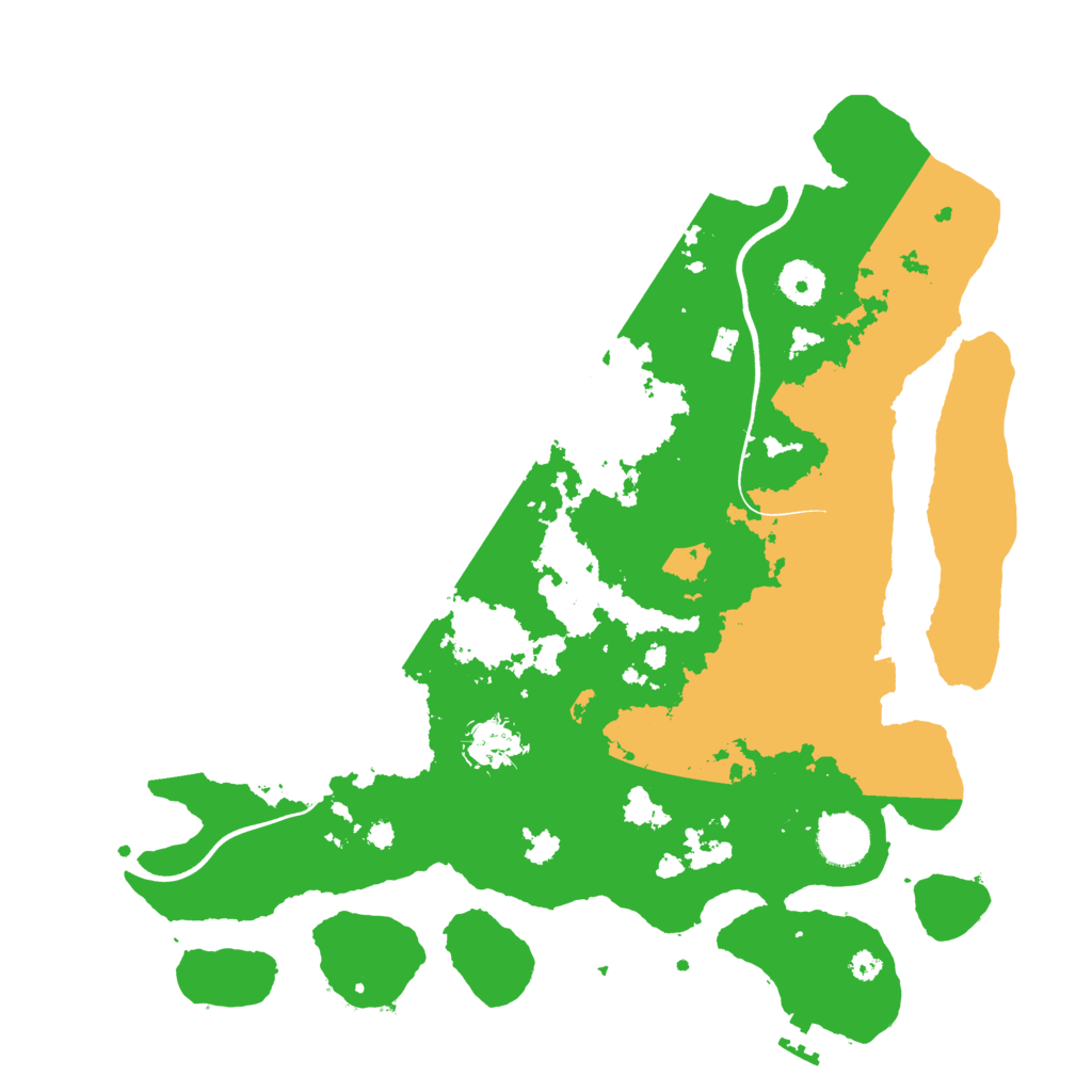 Biome Rust Map: Procedural Map, Size: 3650, Seed: 1316550