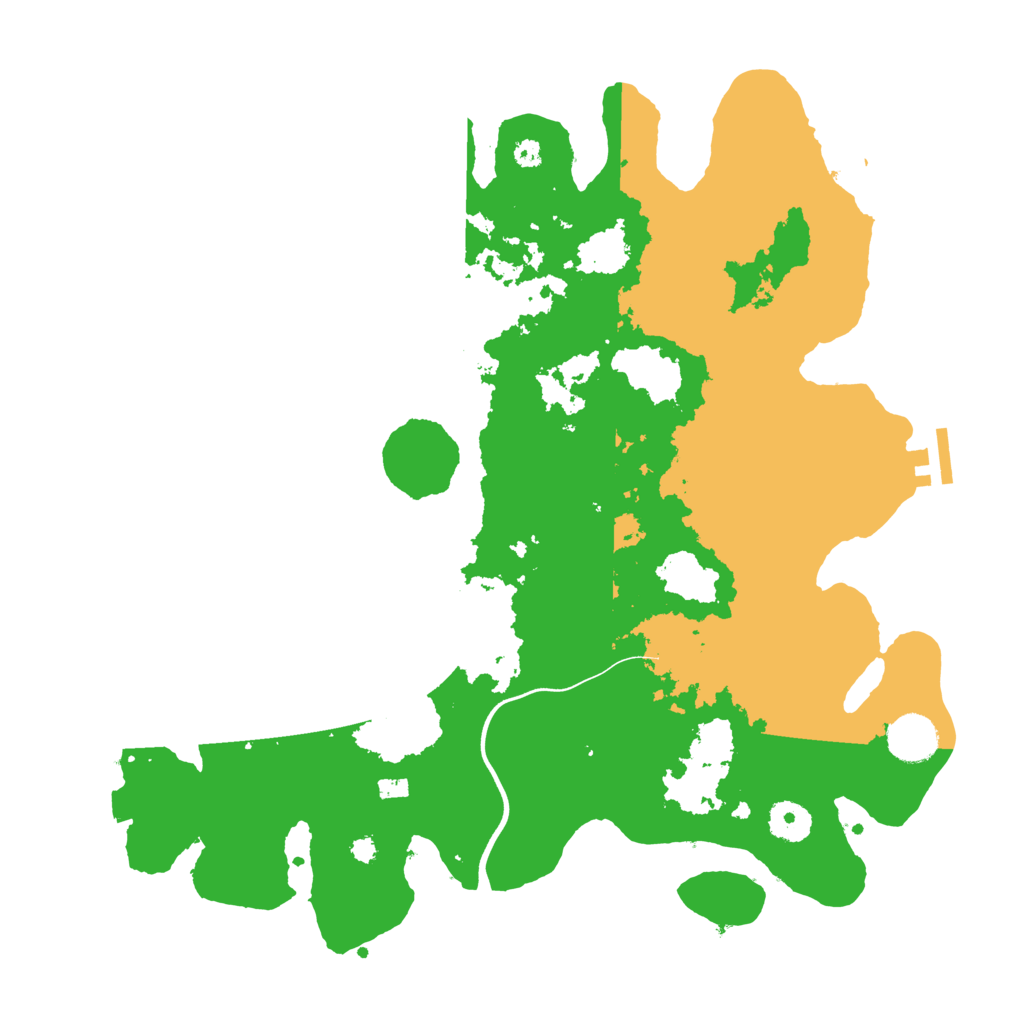 Biome Rust Map: Procedural Map, Size: 3700, Seed: 1350478418