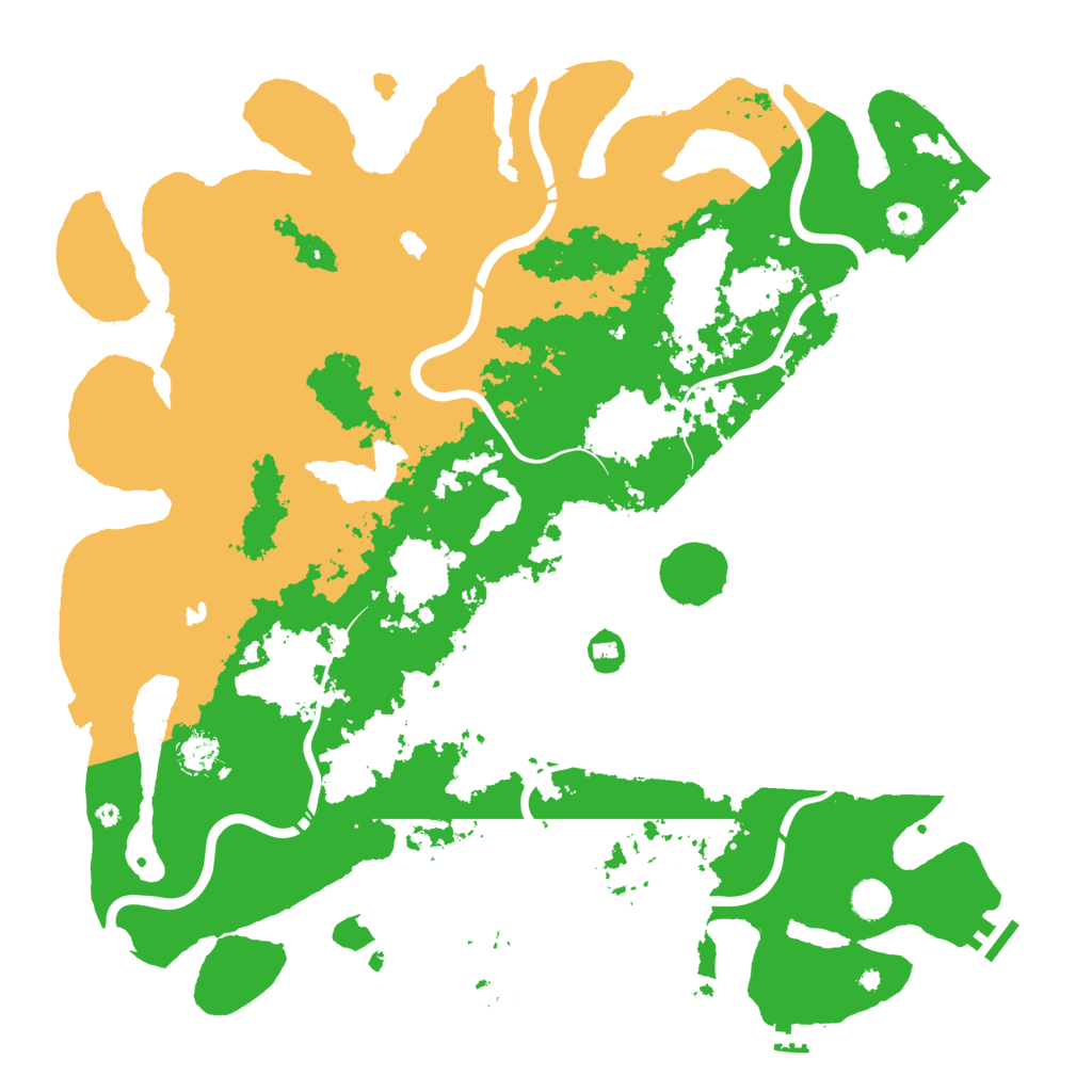 Biome Rust Map: Procedural Map, Size: 4750, Seed: 820886154