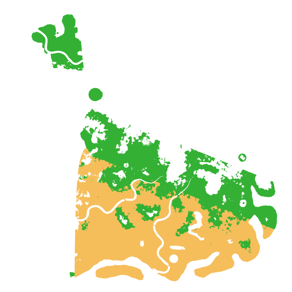 Biome Rust Map: Procedural Map, Size: 6000, Seed: 27116675