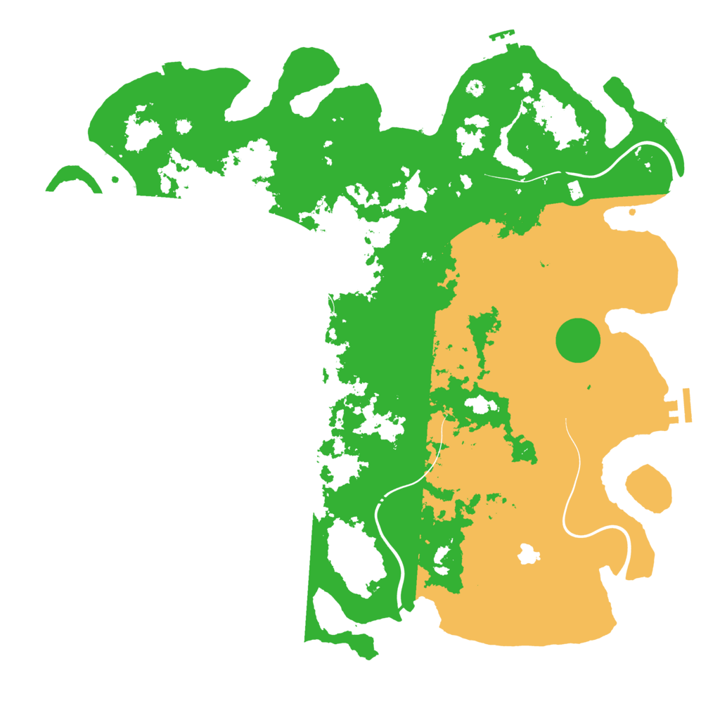 Biome Rust Map: Procedural Map, Size: 4250, Seed: 320500600