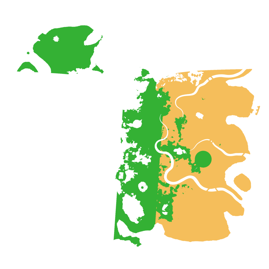 Biome Rust Map: Procedural Map, Size: 4250, Seed: 320500600