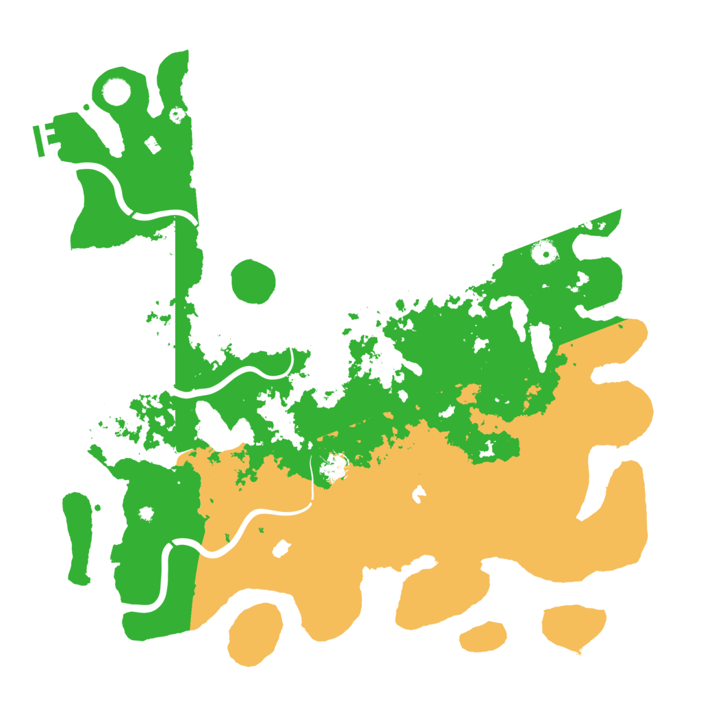 Biome Rust Map: Procedural Map, Size: 4500, Seed: 1122223743