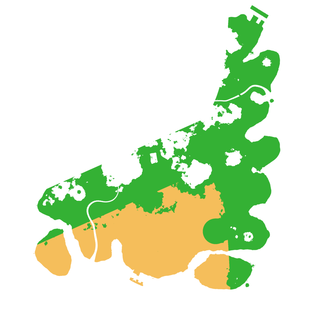 Biome Rust Map: Procedural Map, Size: 3250, Seed: 1049171384