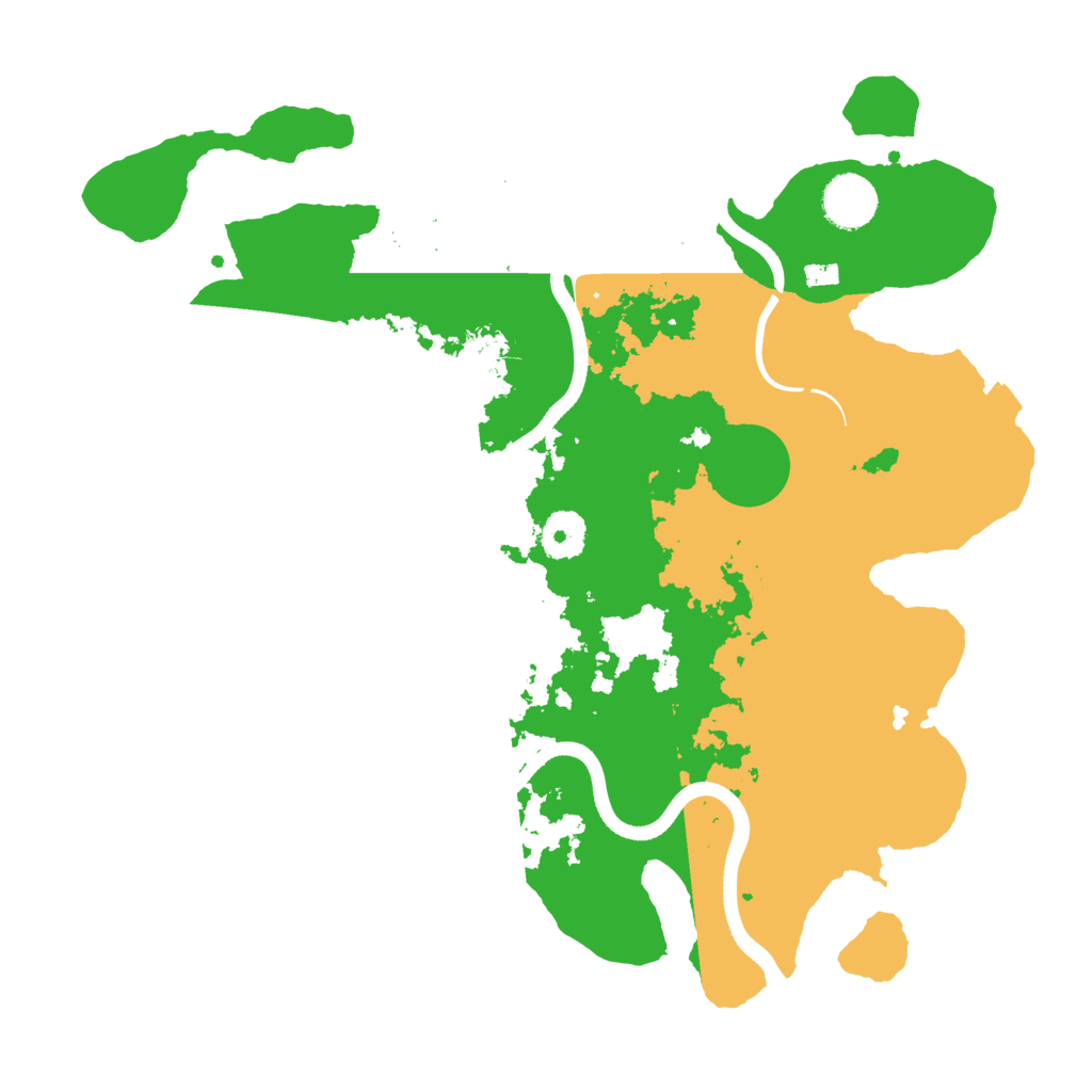 Biome Rust Map: Procedural Map, Size: 3500, Seed: 839516826