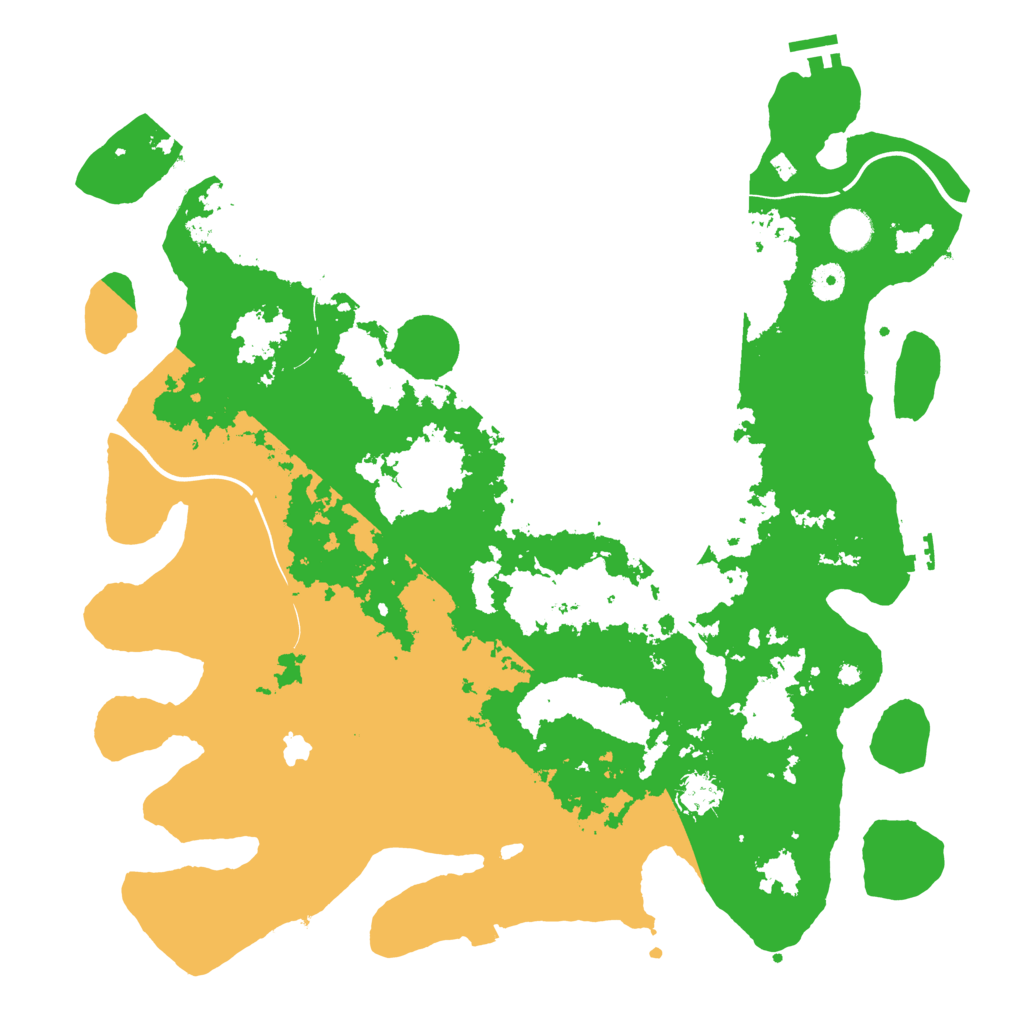Biome Rust Map: Procedural Map, Size: 4250, Seed: 79674043