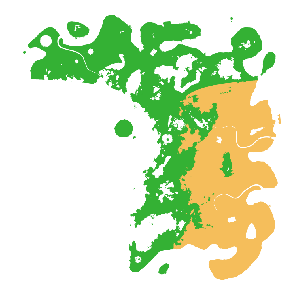 Biome Rust Map: Procedural Map, Size: 4500, Seed: 128066160