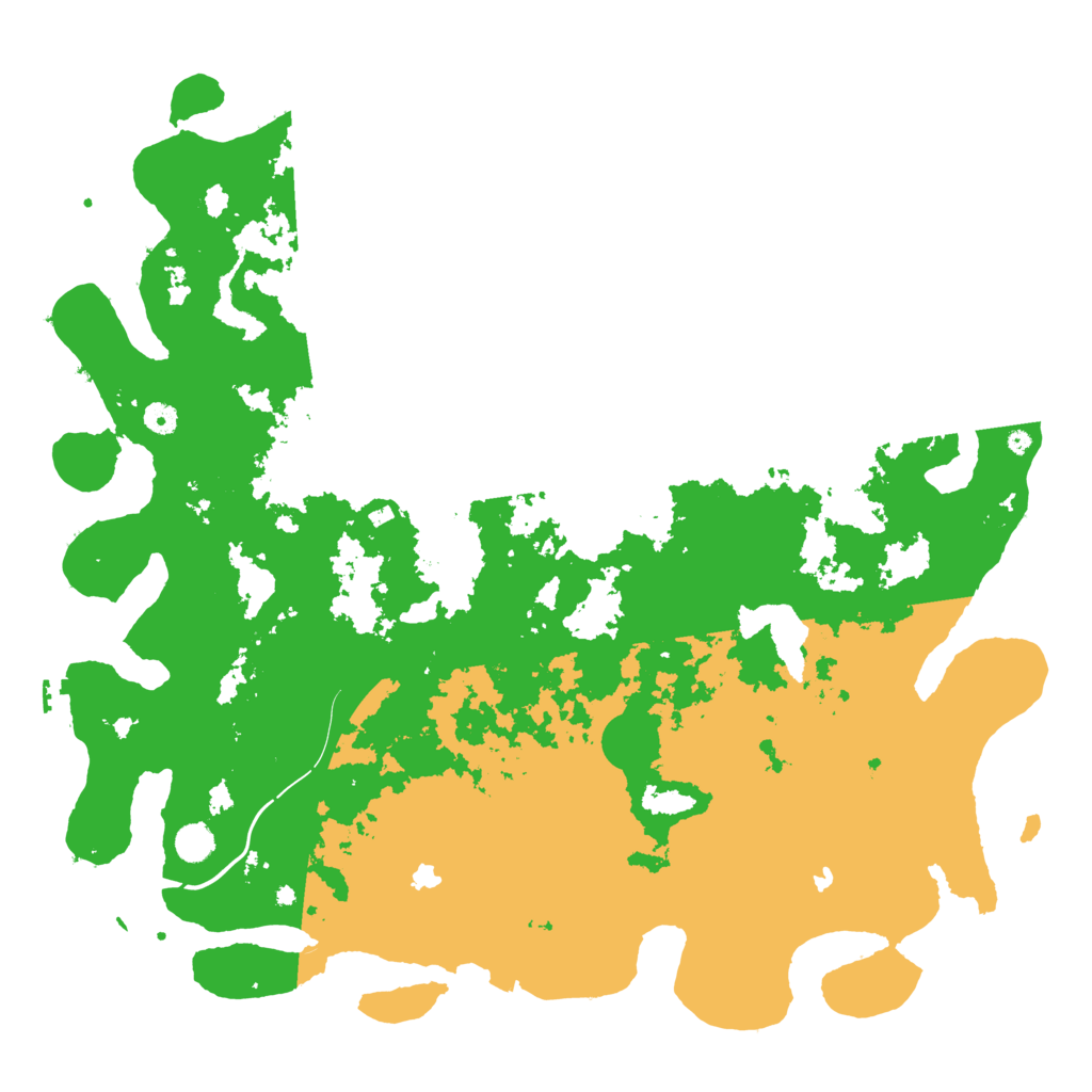Biome Rust Map: Procedural Map, Size: 5000, Seed: 19880223