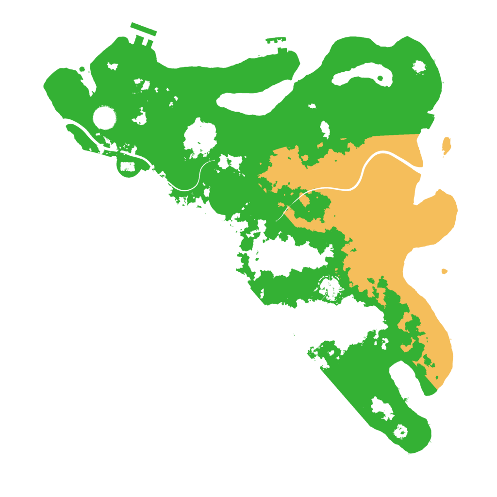 Biome Rust Map: Procedural Map, Size: 3750, Seed: 941809720