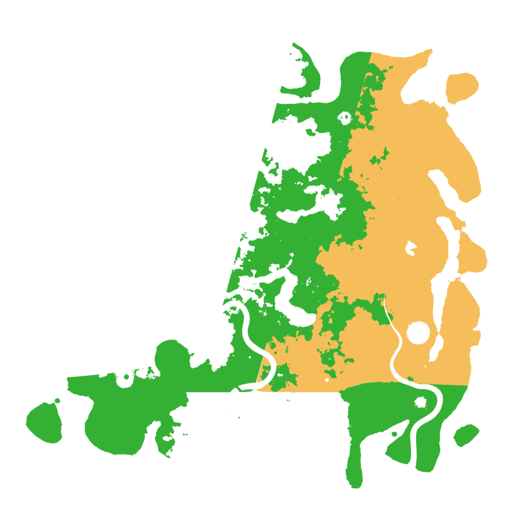 Biome Rust Map: Procedural Map, Size: 4000, Seed: 594201