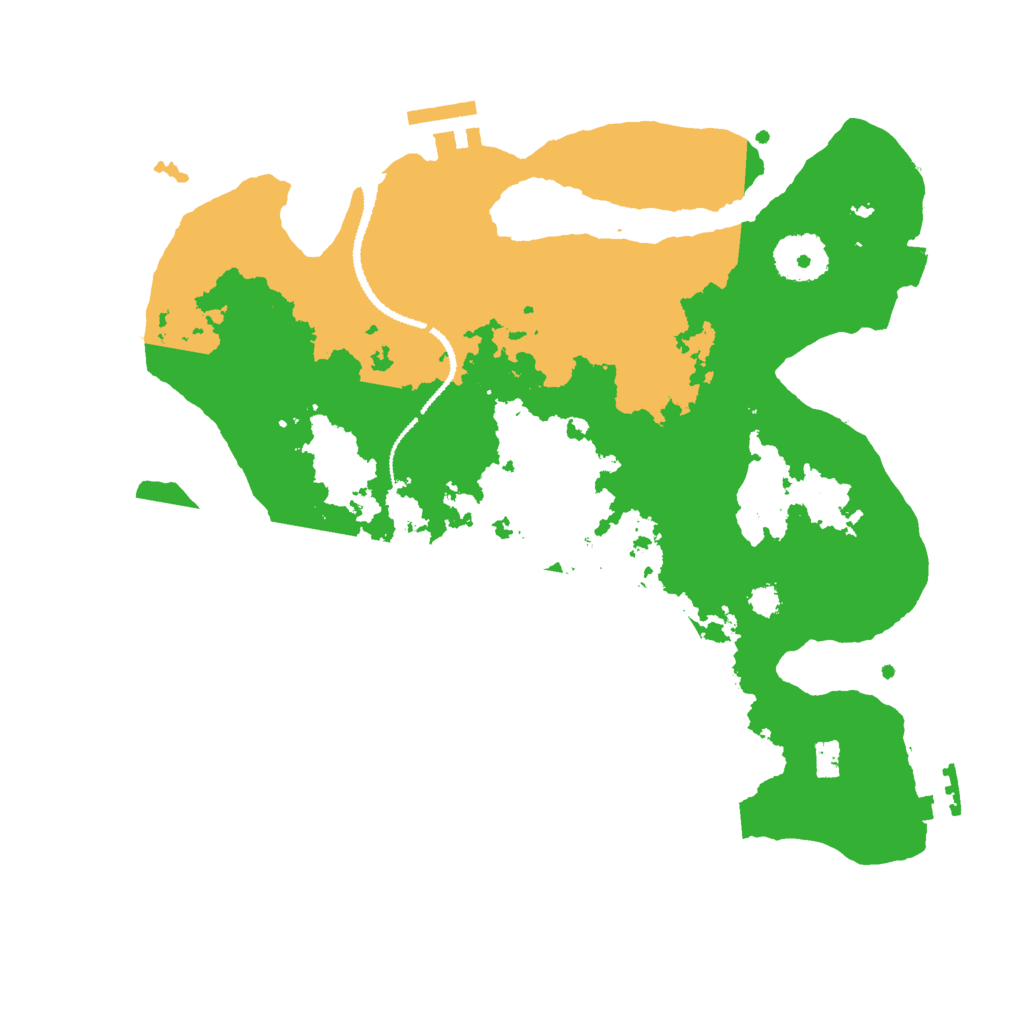 Biome Rust Map: Procedural Map, Size: 3000, Seed: 1103429065