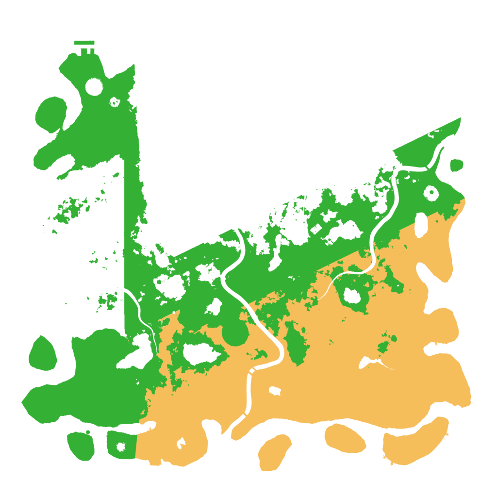 Biome Rust Map: Procedural Map, Size: 5000, Seed: 235123