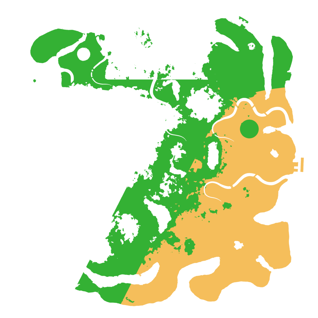 Biome Rust Map: Procedural Map, Size: 4500, Seed: 1295275063