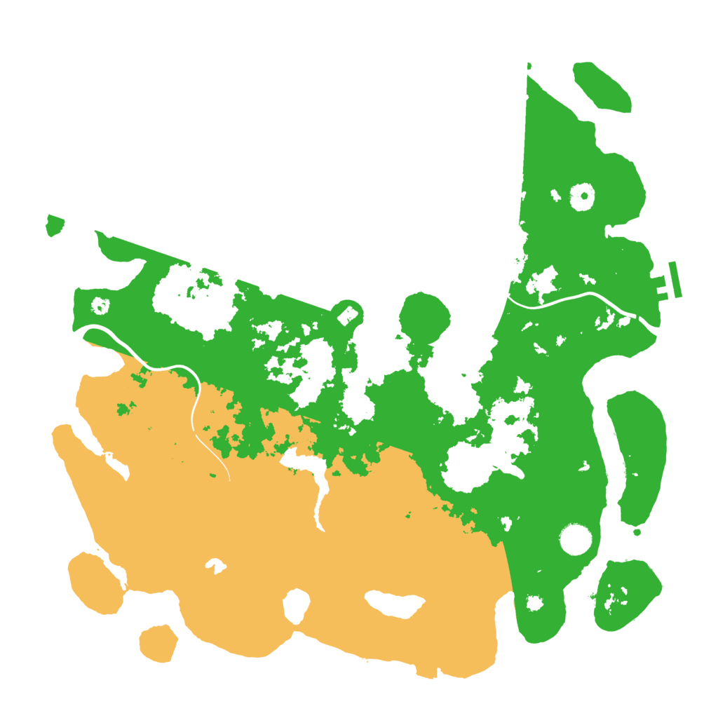 Biome Rust Map: Procedural Map, Size: 4000, Seed: 1428781895