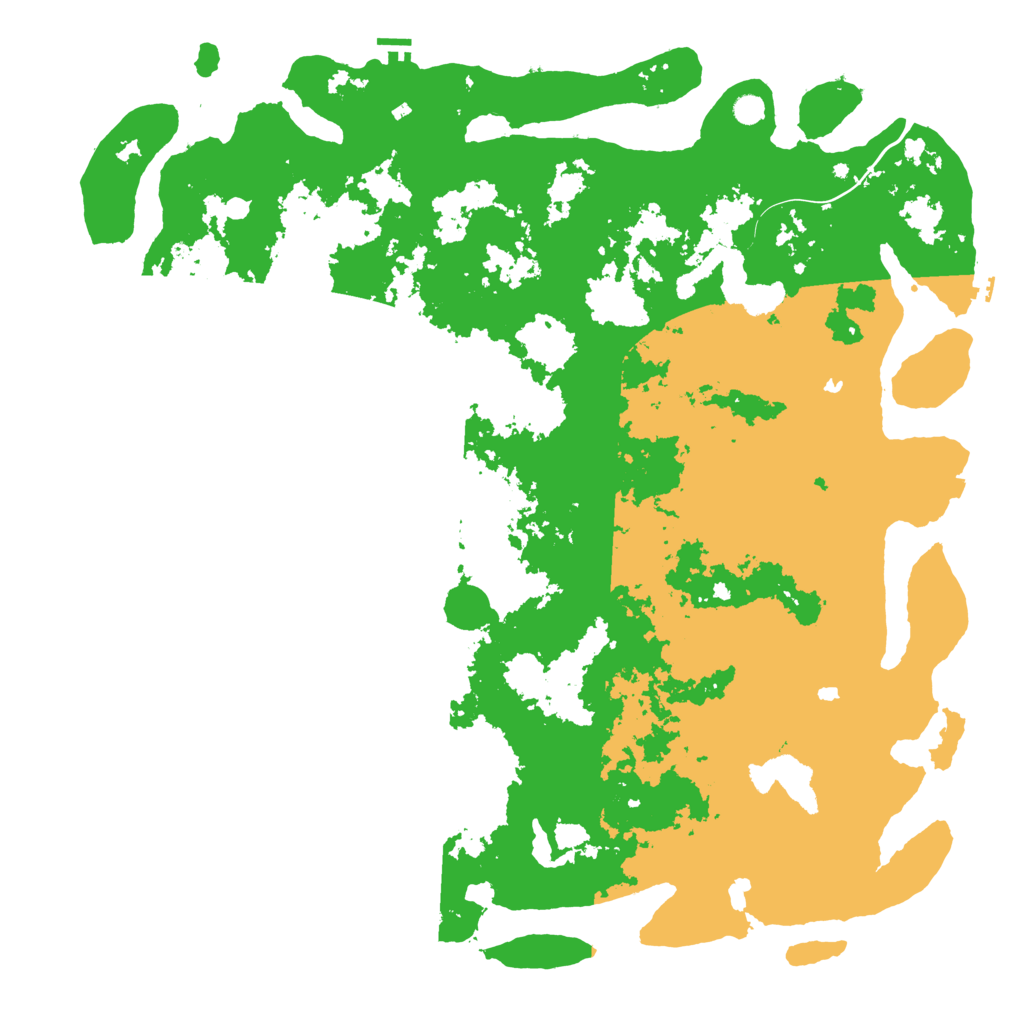 Biome Rust Map: Procedural Map, Size: 6000, Seed: 715922734