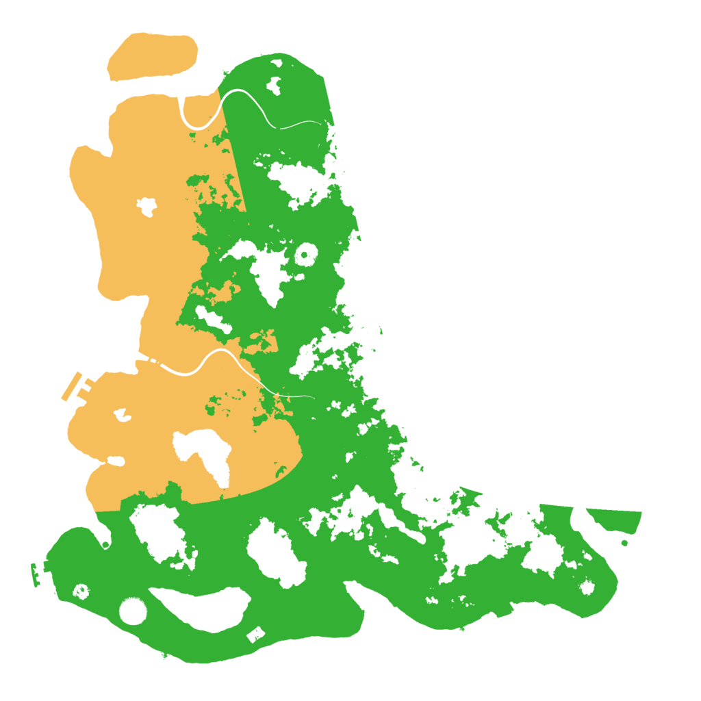 Biome Rust Map: Procedural Map, Size: 4500, Seed: 30090000