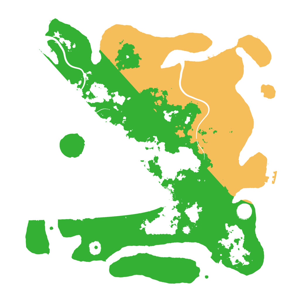 Biome Rust Map: Procedural Map, Size: 3500, Seed: 2046055157