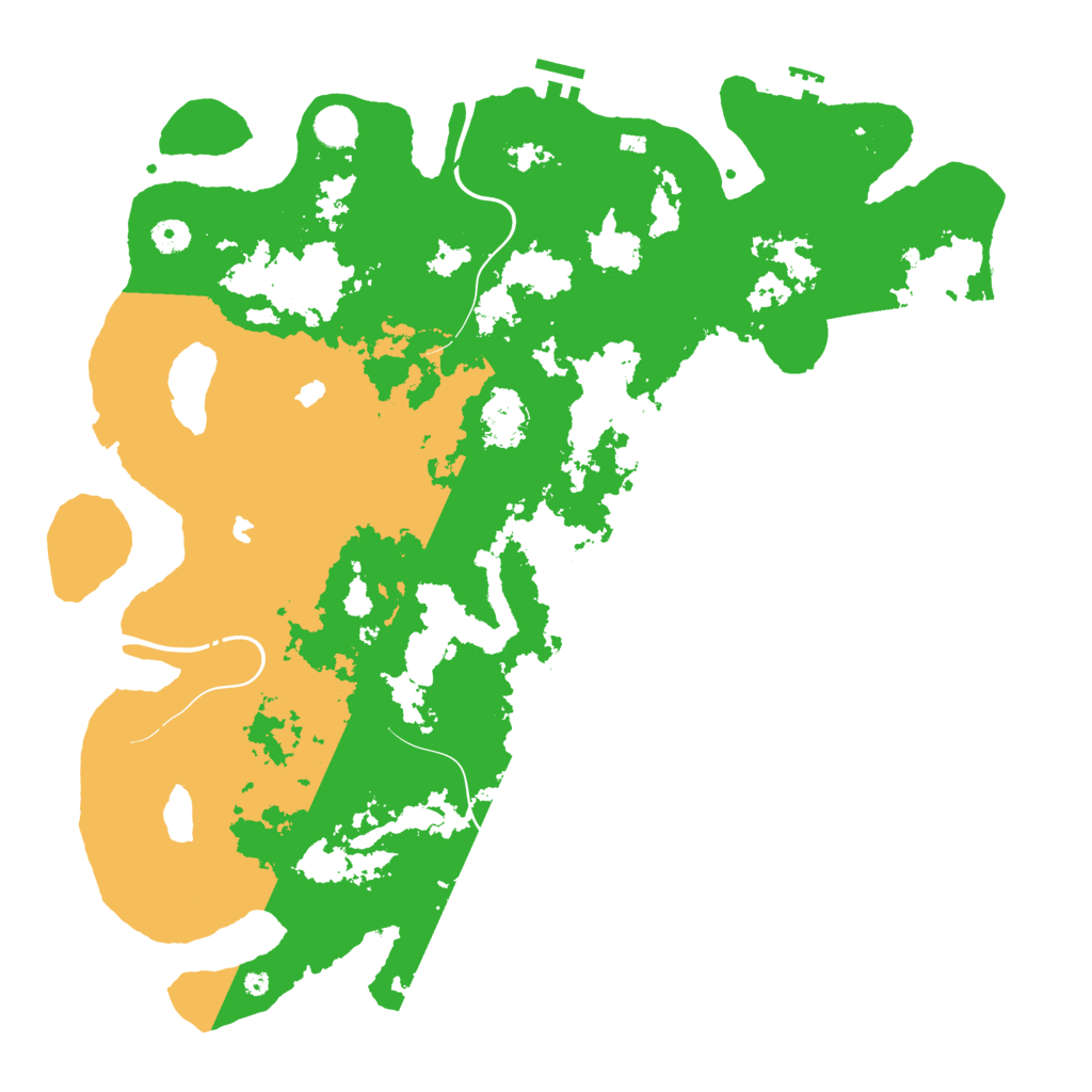 Biome Rust Map: Procedural Map, Size: 4500, Seed: 700648090