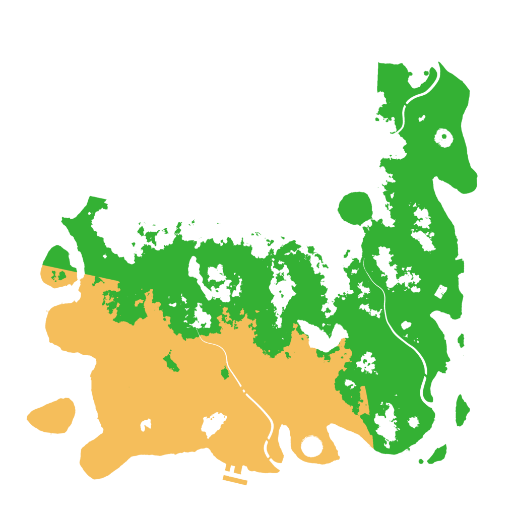 Biome Rust Map: Procedural Map, Size: 4250, Seed: 2032291291