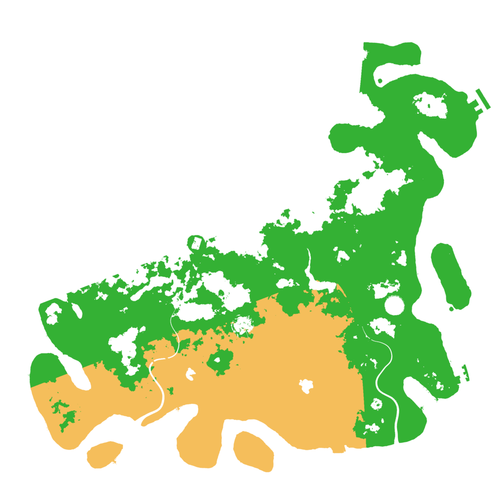 Biome Rust Map: Procedural Map, Size: 4500, Seed: 1875738768