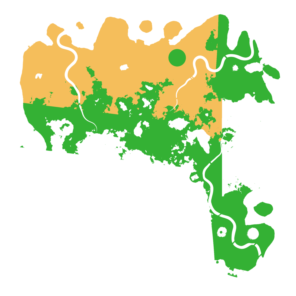 Biome Rust Map: Procedural Map, Size: 4500, Seed: 300797072