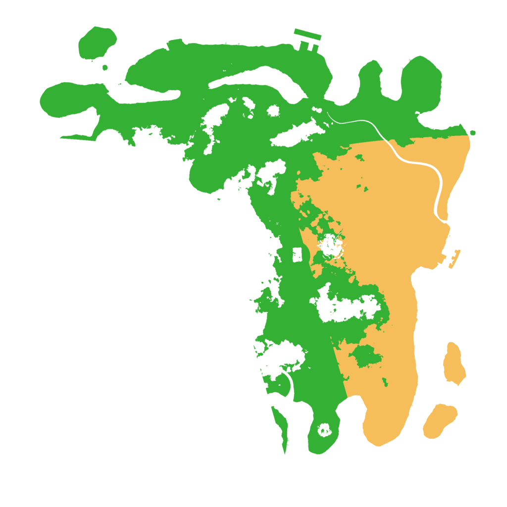 Biome Rust Map: Procedural Map, Size: 3750, Seed: 1452740685