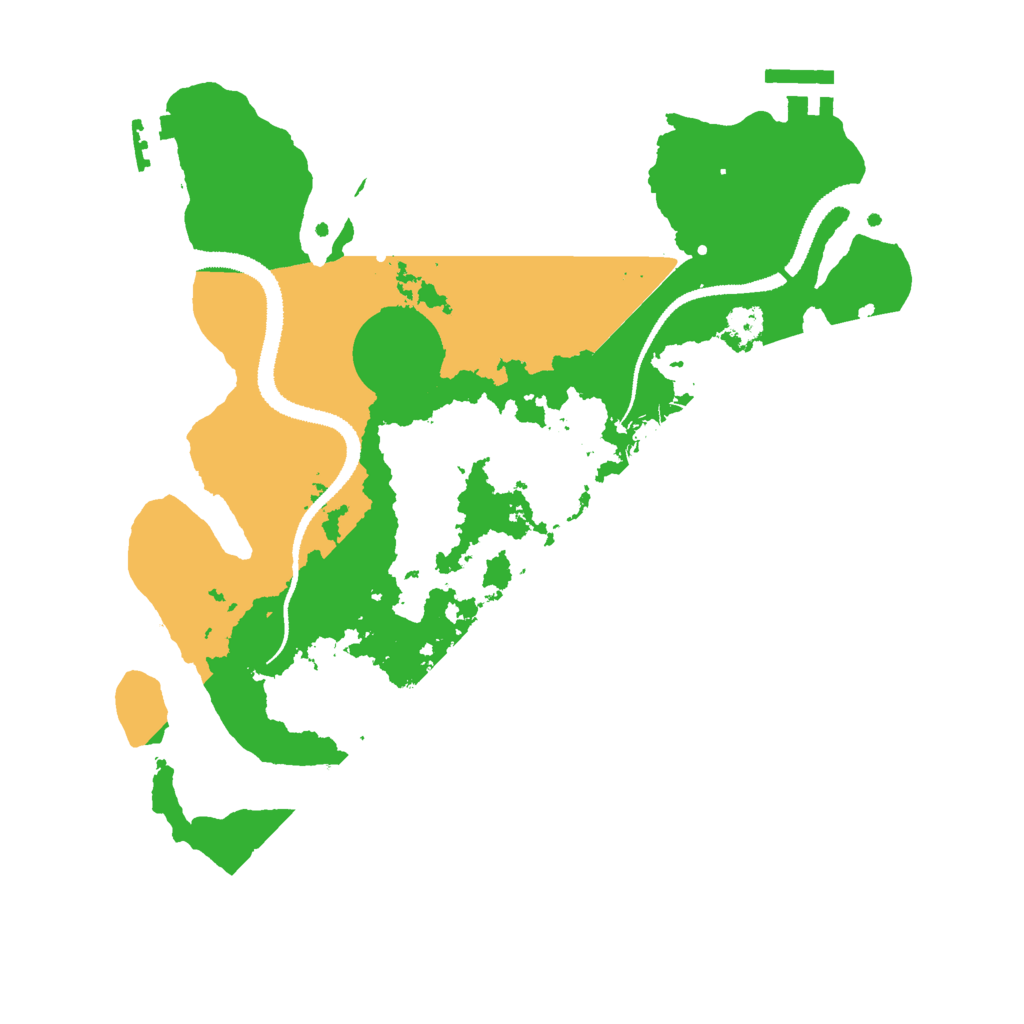 Biome Rust Map: Procedural Map, Size: 3000, Seed: 1736834828