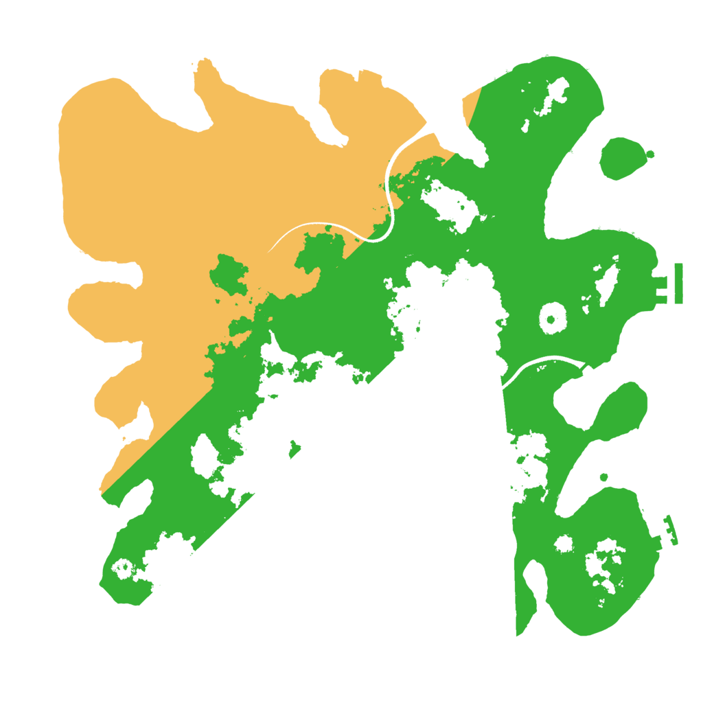 Biome Rust Map: Procedural Map, Size: 3500, Seed: 1649810176