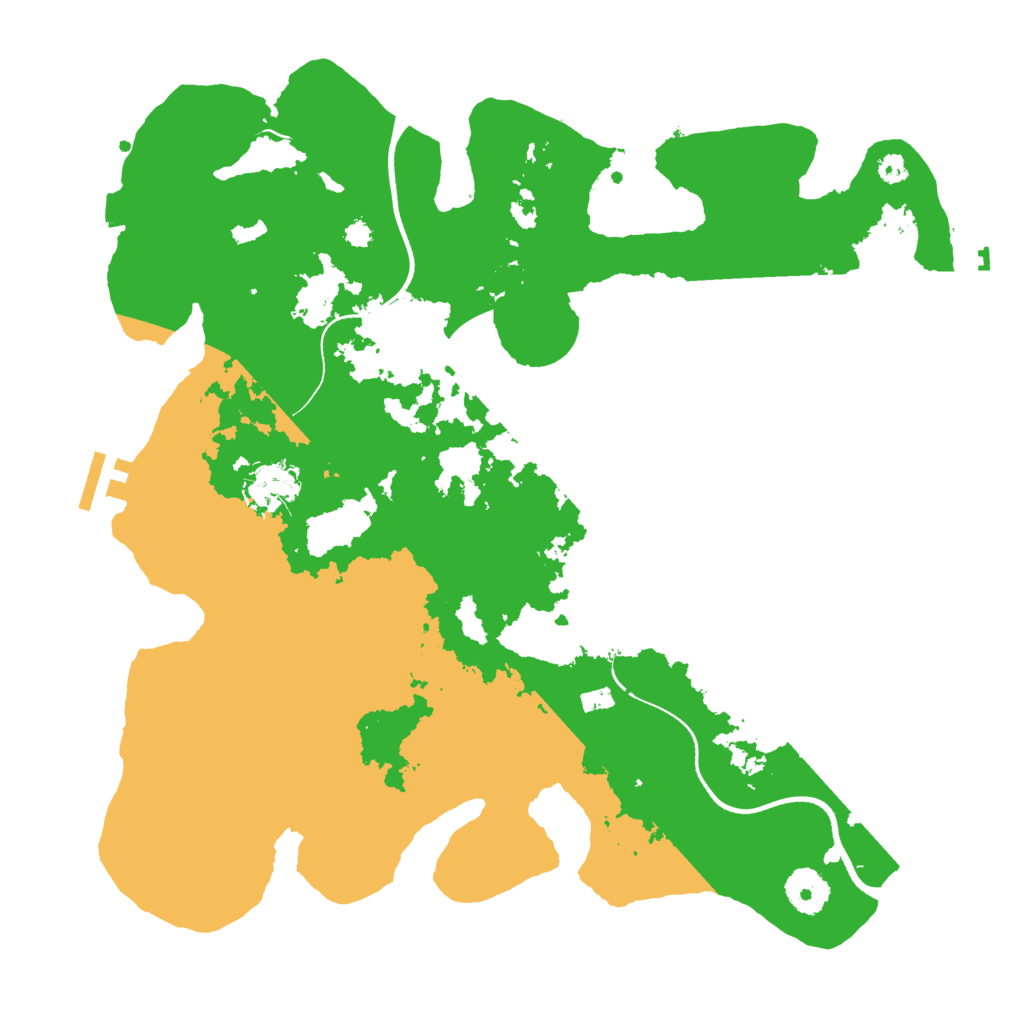 Biome Rust Map: Procedural Map, Size: 3500, Seed: 2008327462