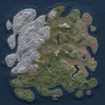 Thumbnail Rust Map: Procedural Map, Size: 4250, Seed: 1833936120, 16 Monuments