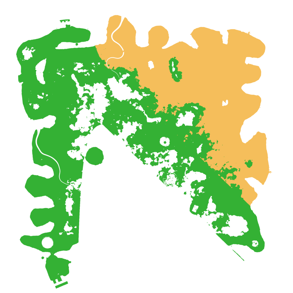 Biome Rust Map: Procedural Map, Size: 4500, Seed: 346423562