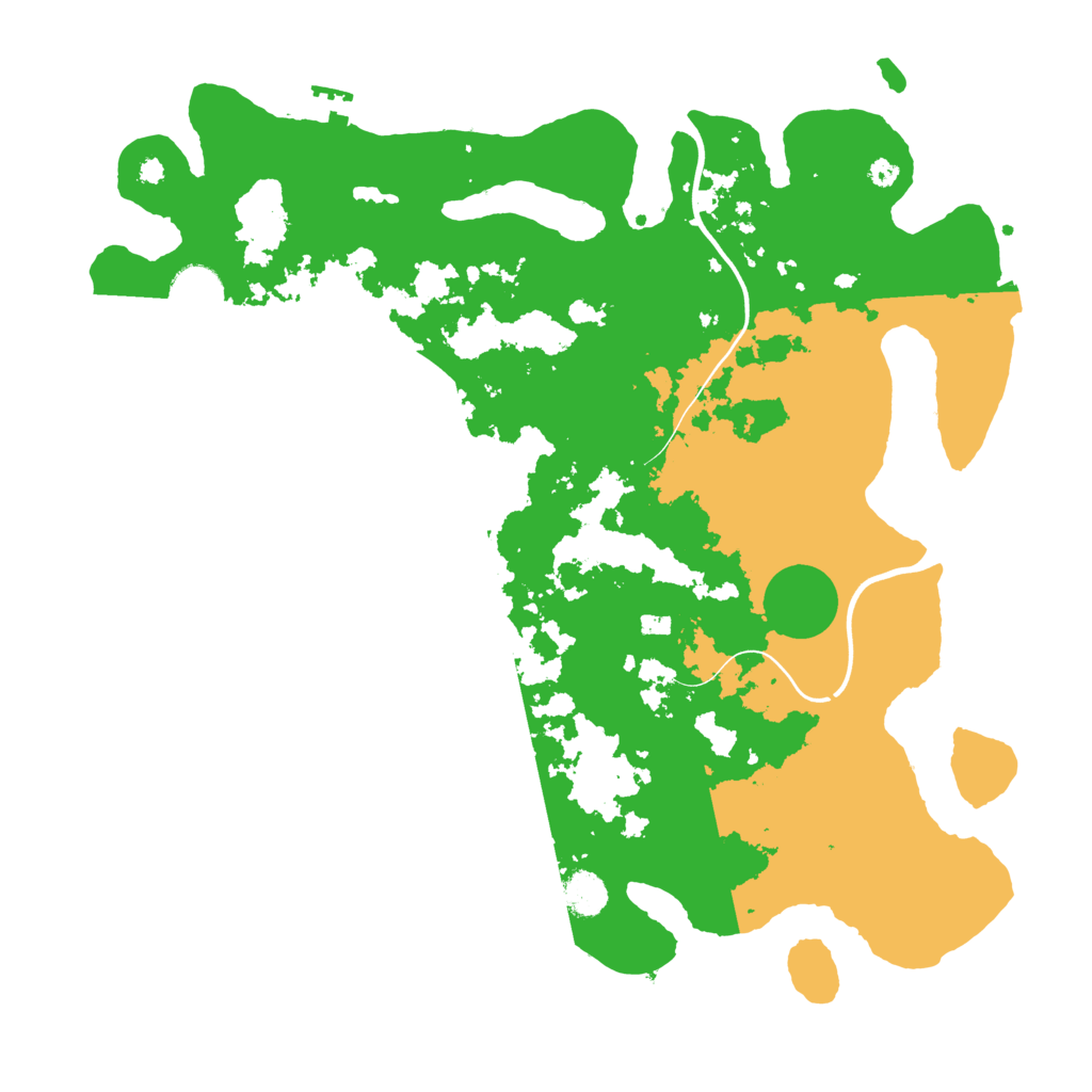 Biome Rust Map: Procedural Map, Size: 3900, Seed: 1321293390