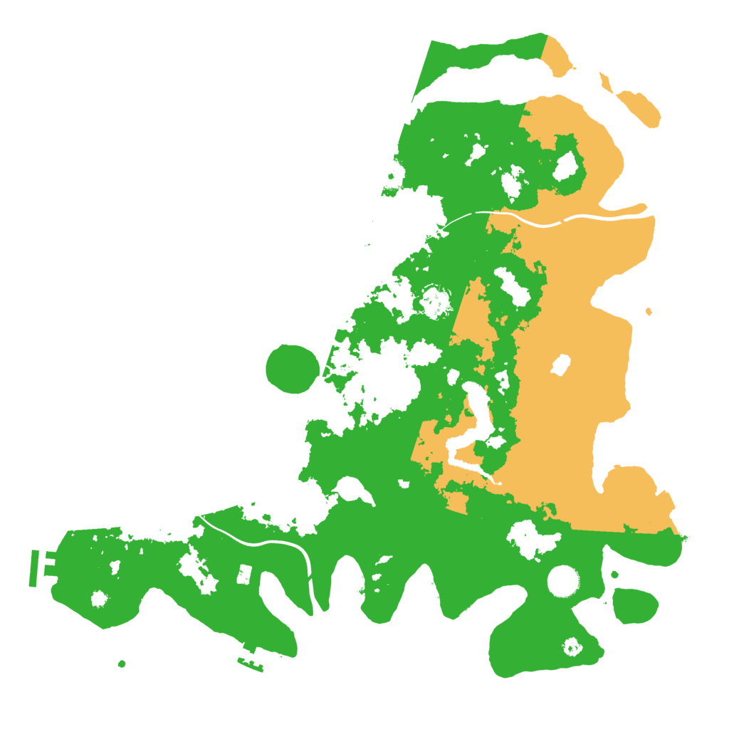 Biome Rust Map: Procedural Map, Size: 4000, Seed: 1358001570