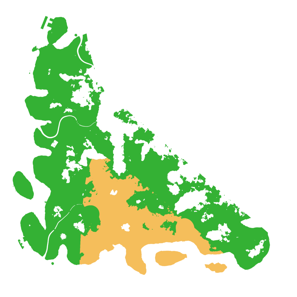 Biome Rust Map: Procedural Map, Size: 4500, Seed: 764399229