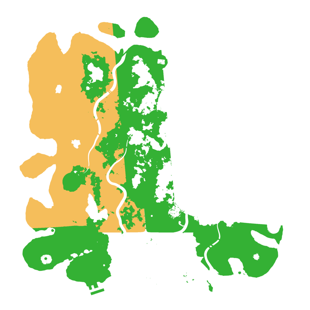 Biome Rust Map: Procedural Map, Size: 4500, Seed: 7638764