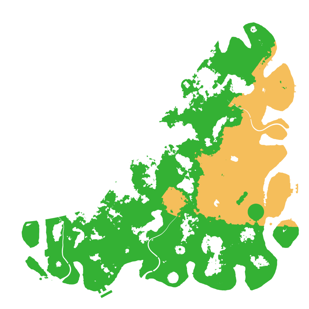 Biome Rust Map: Procedural Map, Size: 5000, Seed: 29354