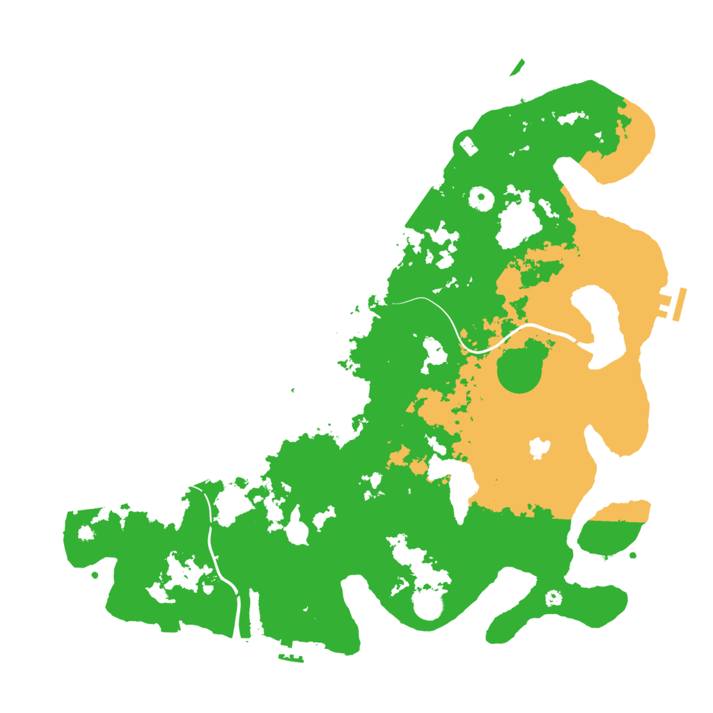 Biome Rust Map: Procedural Map, Size: 4250, Seed: 90295616